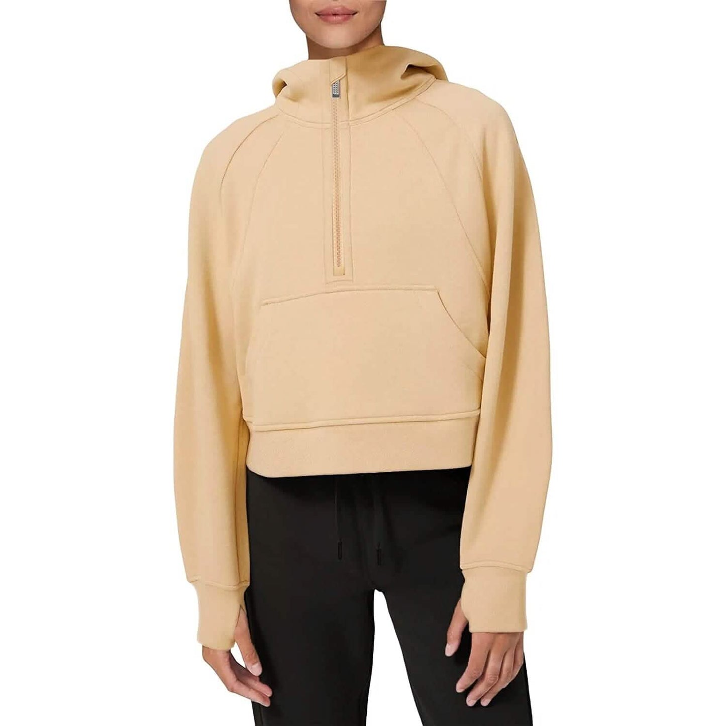 Women's Hoodies Fleece Lined Collar Pullover DailySale