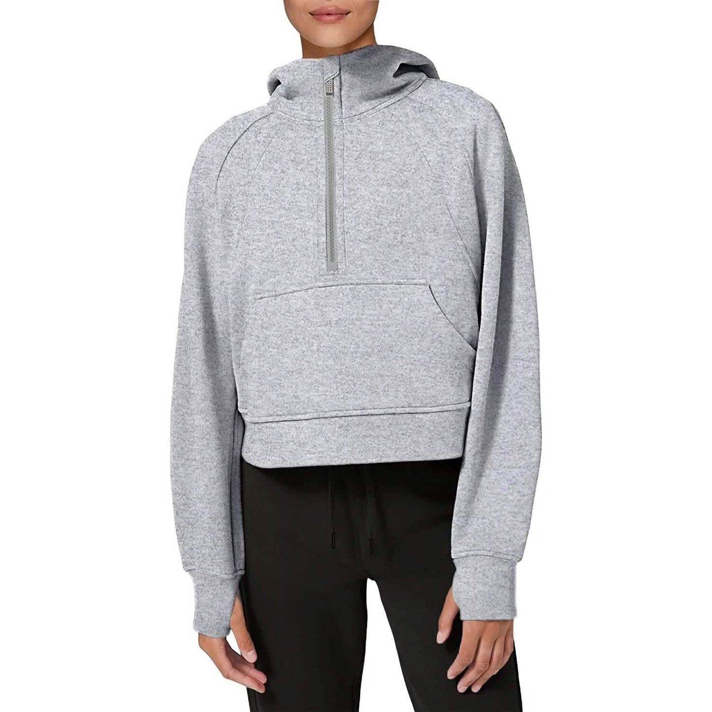 Women's Hoodies Fleece Lined Collar Pullover DailySale
