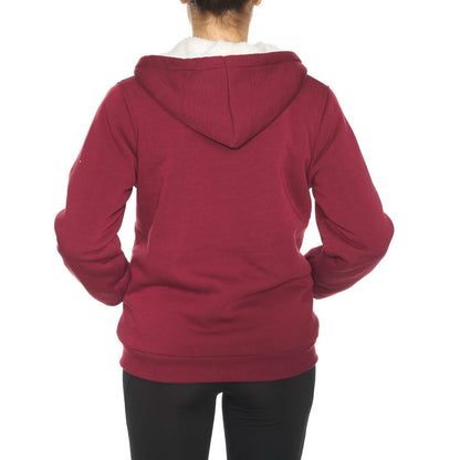 Women's Inner and Outer Sherpa Hoodie Sweatshirt Jacket DailySale