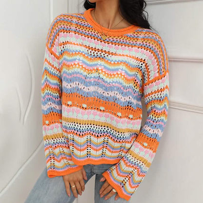 Women's Jumper Cable Knit Pullover Sweater Long Sleeve DailySale
