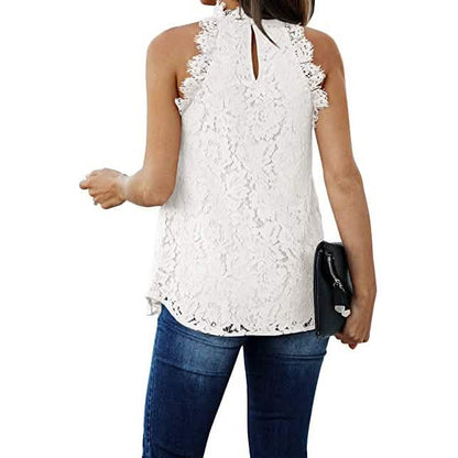 Women's Lace Crochet Hollow Out Tank Top DailySale