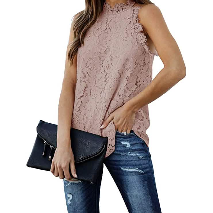 Women's Lace Crochet Hollow Out Tank Top DailySale