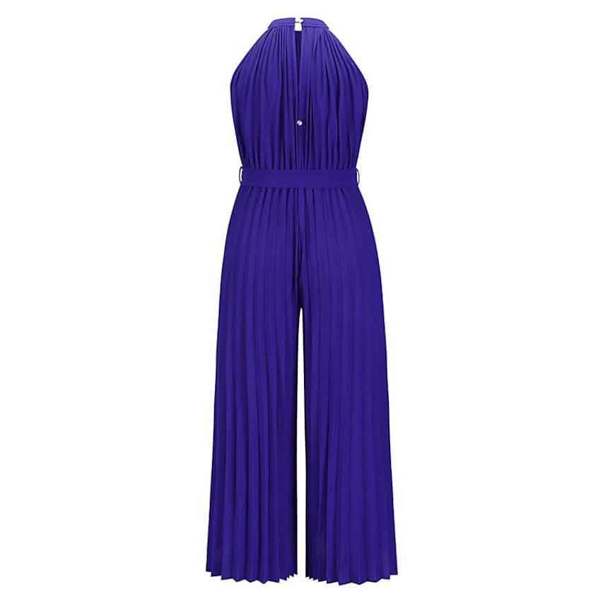Women's Lace-Up Halter Casual Wide-Leg Jumpsuit DailySale
