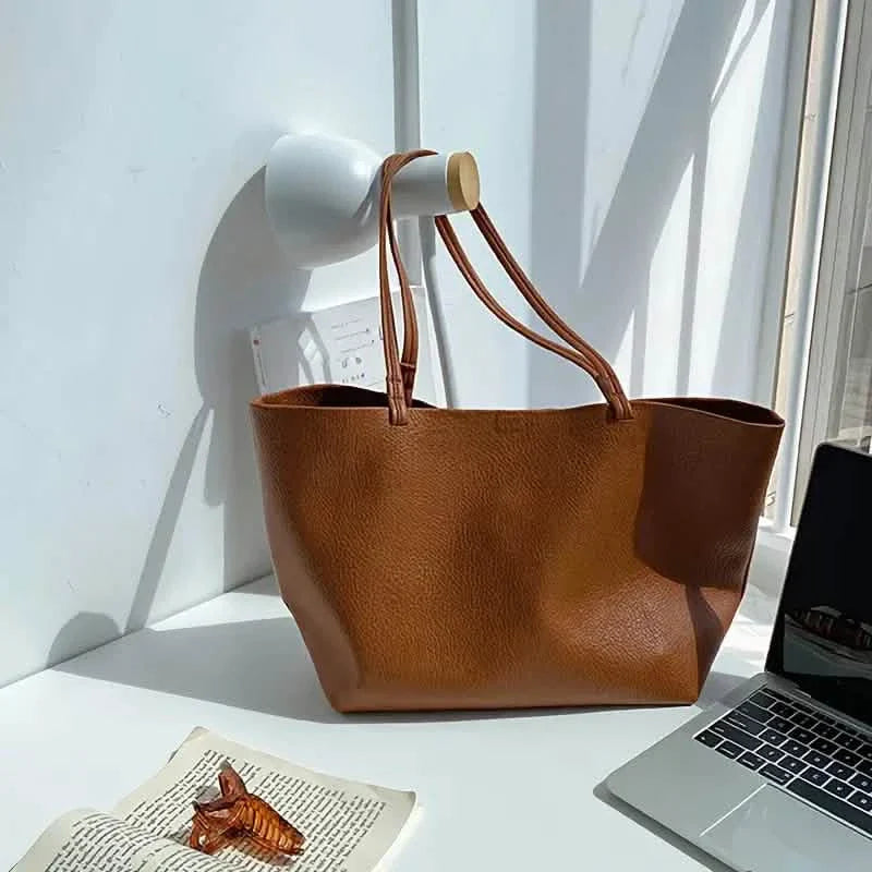 Women's Large Totes PU Leather Shoulder Bag Soft Purse Hobo Handbag Casual Top Handle Bag For Travel Work DailySale