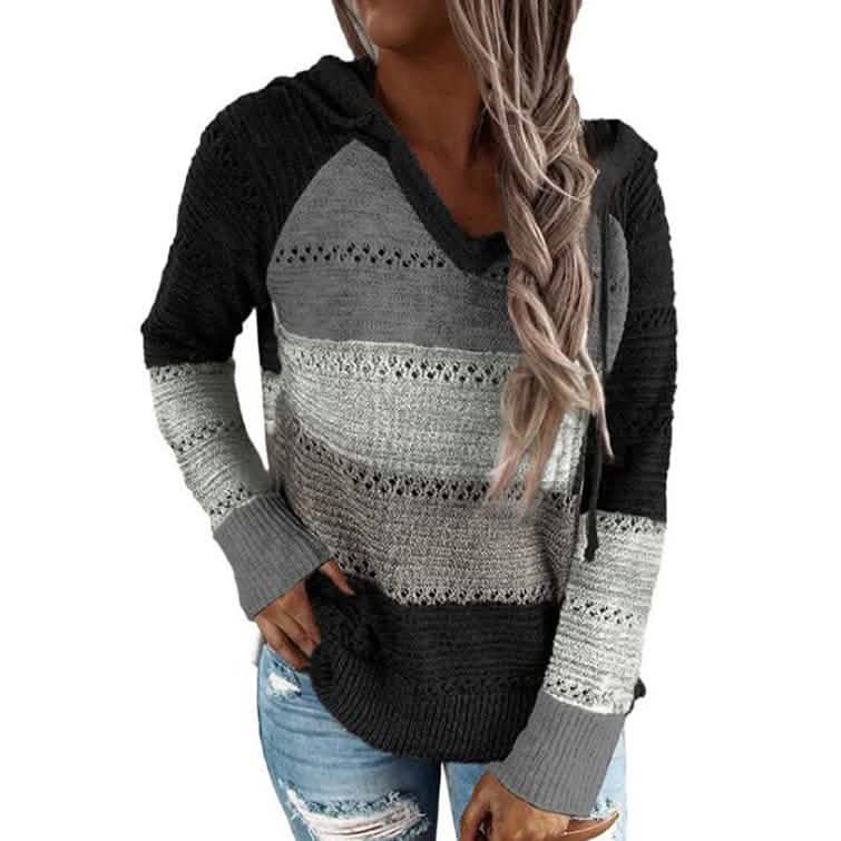 Women's Lightweight and Breathable Knit Hoodie DailySale