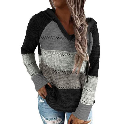 Women's Lightweight and Breathable Knit Hoodie DailySale