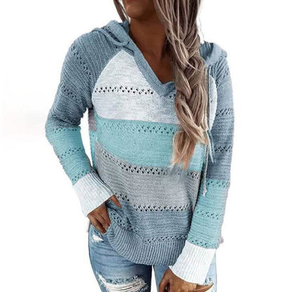 Women's Lightweight and Breathable Knit Hoodie DailySale