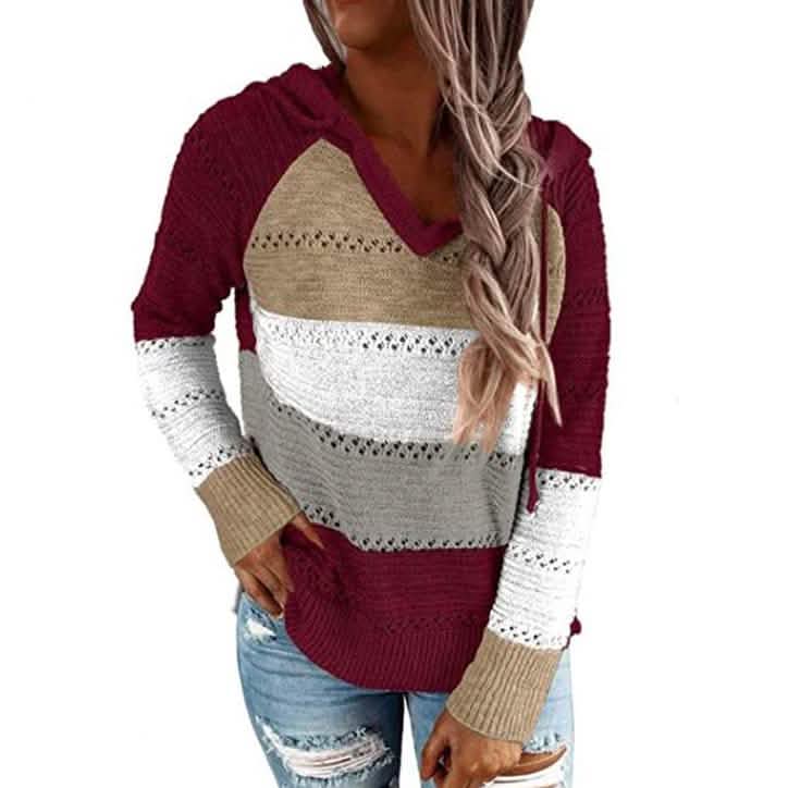Women's Lightweight and Breathable Knit Hoodie DailySale