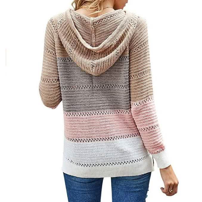 Women's Lightweight and Breathable Knit Hoodie DailySale