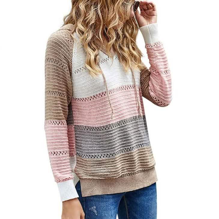 Women's Lightweight and Breathable Knit Hoodie DailySale