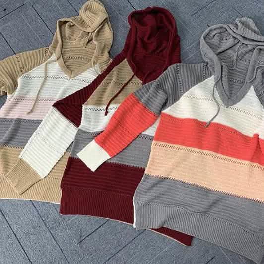 Women's Lightweight and Breathable Knit Hoodie DailySale