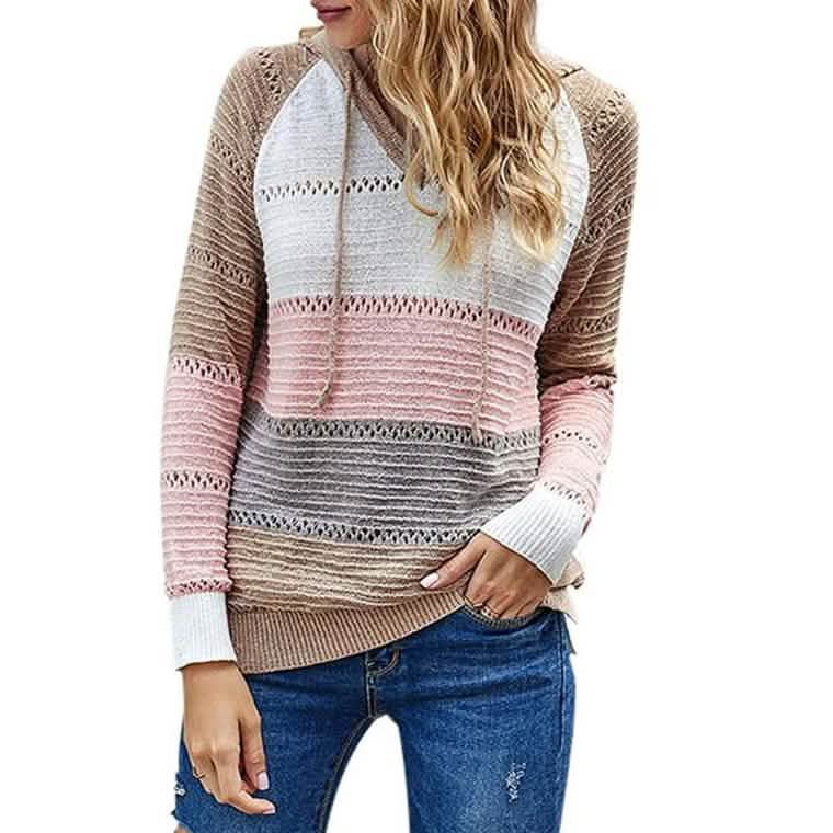 Women's Lightweight and Breathable Knit Hoodie DailySale