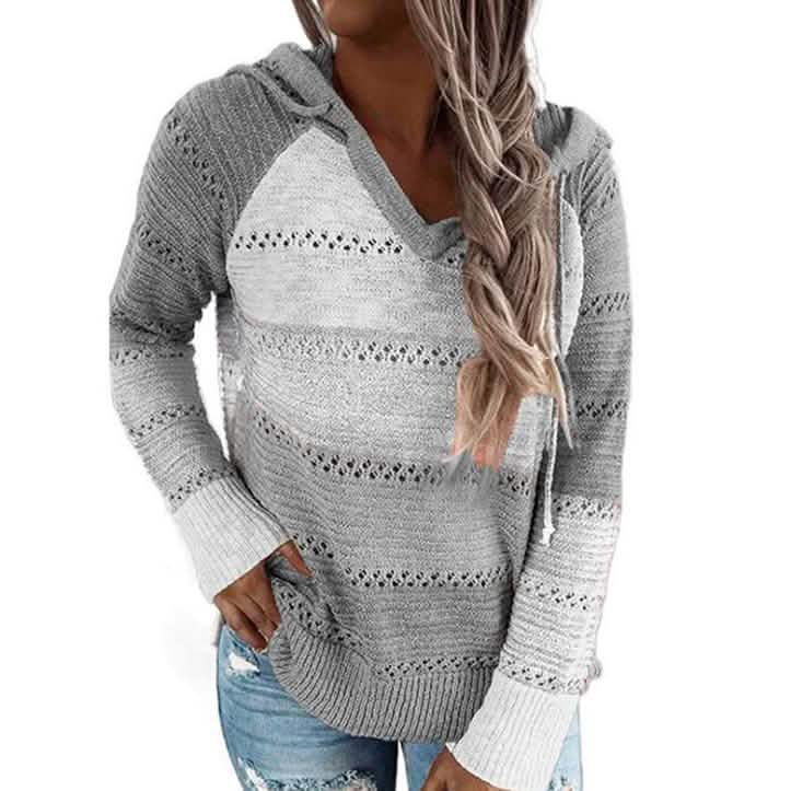 Women's Lightweight and Breathable Knit Hoodie DailySale