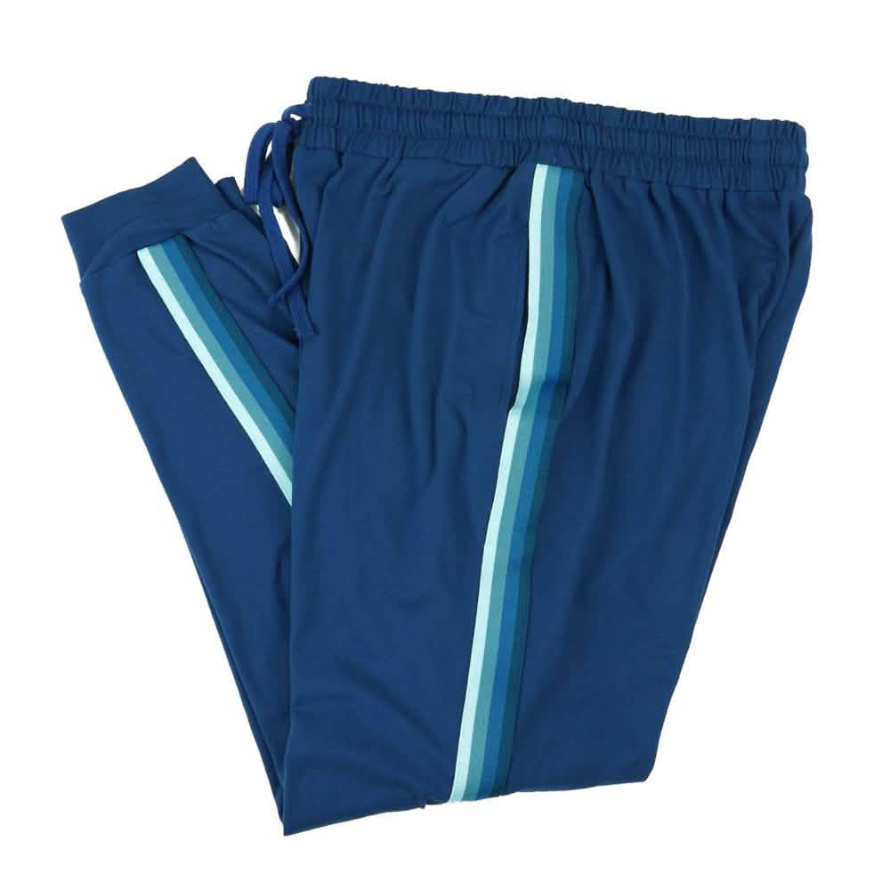 Women's Lightweight Elastic Sweat Pants Varsity Joggers with Drawstring Tie DailySale