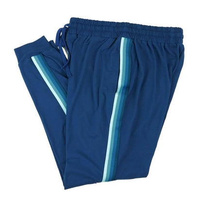 Women's Lightweight Elastic Sweat Pants Varsity Joggers with Drawstring Tie DailySale