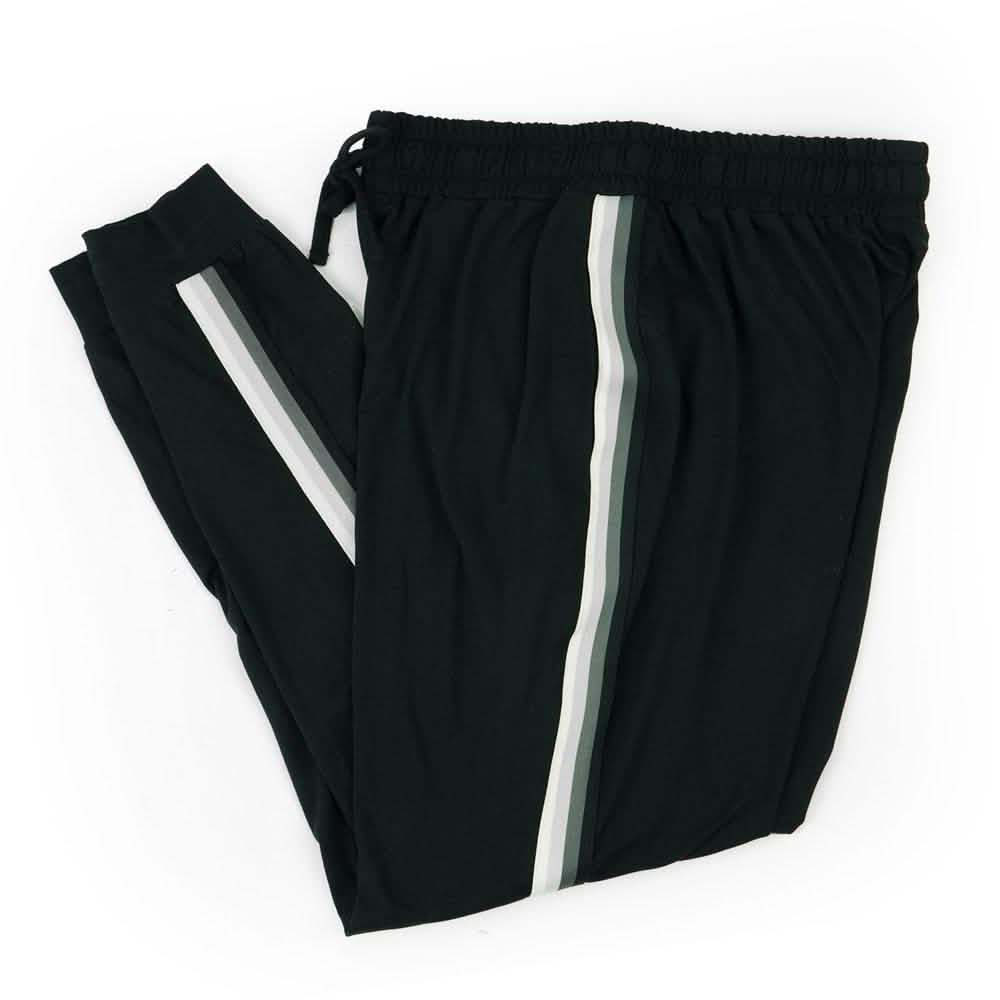 Women's Lightweight Elastic Sweat Pants Varsity Joggers with Drawstring Tie DailySale