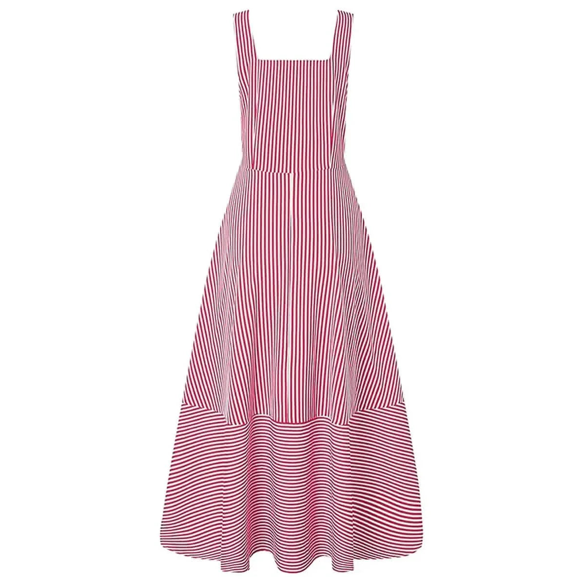 Women's Long A Line Striped Maxi Dress DailySale