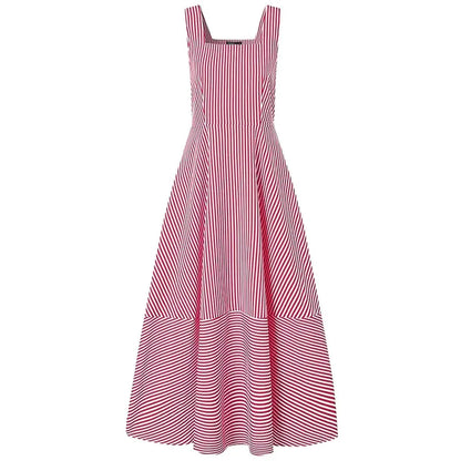 Women's Long A Line Striped Maxi Dress DailySale