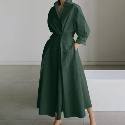 Women's Long Linen Dress Shirt DailySale