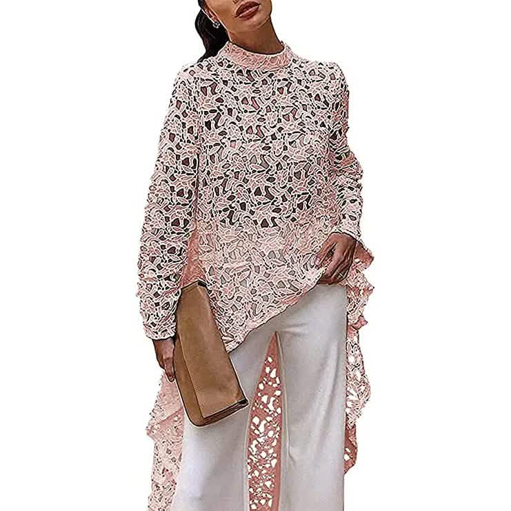 Women's Long Sleeve Crew Neck Casual Top Shirt Dress DailySale