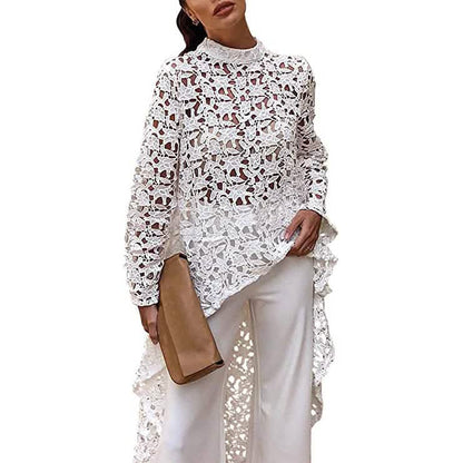 Women's Long Sleeve Crew Neck Casual Top Shirt Dress DailySale