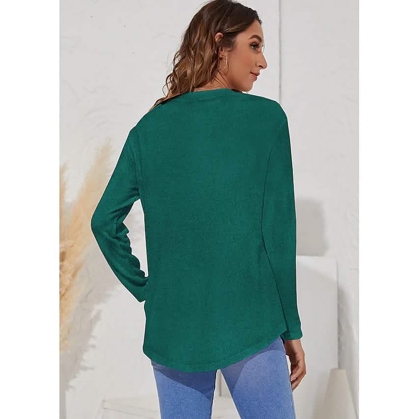 Women's Long Sleeve Crew Neck T-Shirt DailySale
