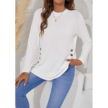 Women's Long Sleeve Crew Neck T-Shirt DailySale