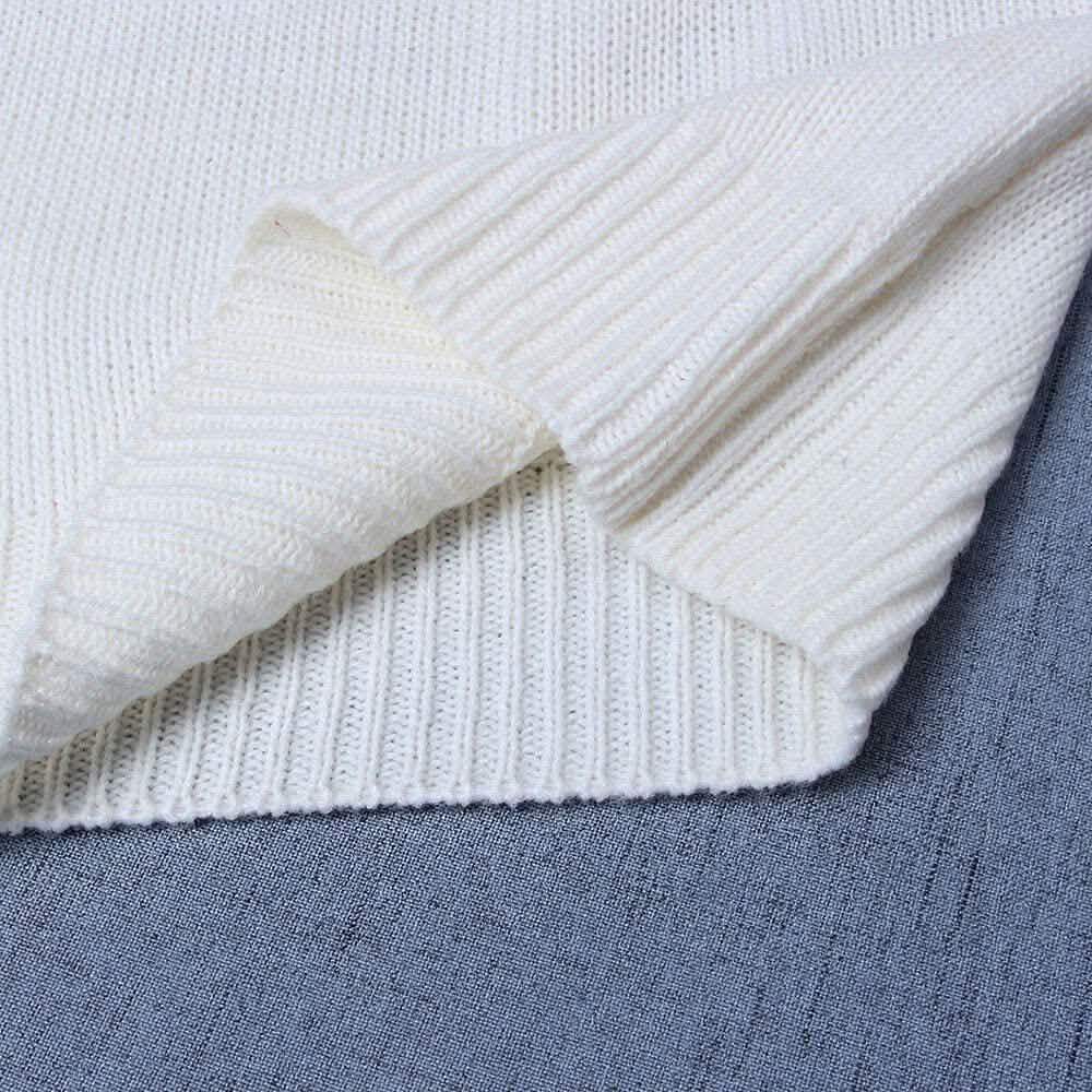 Women's Long Sleeve Crewneck Cute Heart Knitted Sweaters DailySale