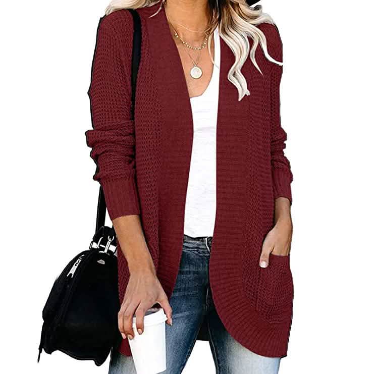 Women's Long Sleeve Knit Cardigan Sweater DailySale