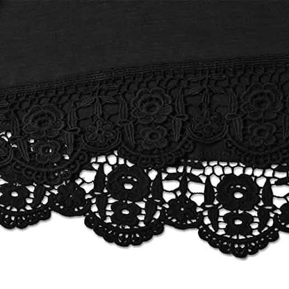 Women's Long Sleeve Lace Trim Blouse DailySale