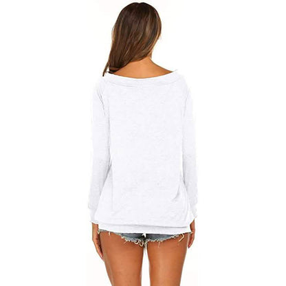 Women's Long Sleeve Off Shoulder Top DailySale