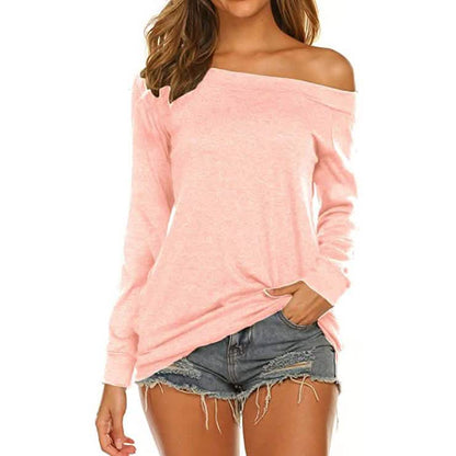 Women's Long Sleeve Off Shoulder Top DailySale