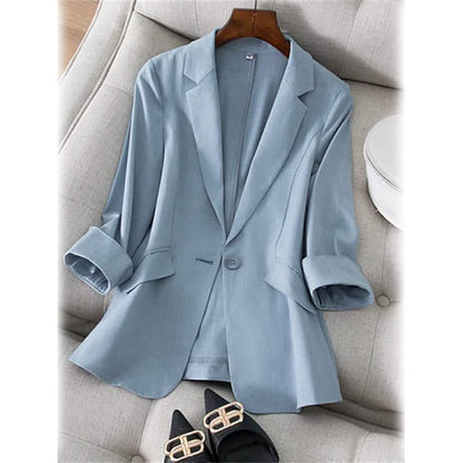 Women's Long Sleeve Pocket Casual Blazer DailySale