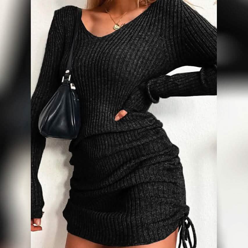 Women's Long Sleeve Sweater Dress DailySale