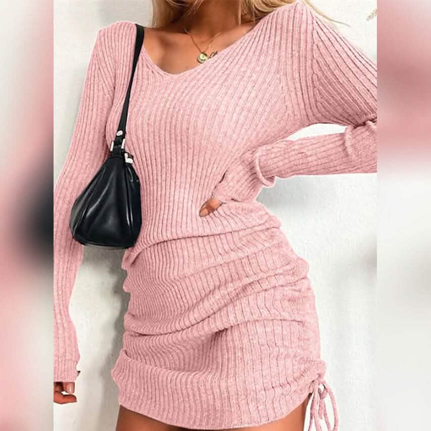 Women's Long Sleeve Sweater Dress DailySale