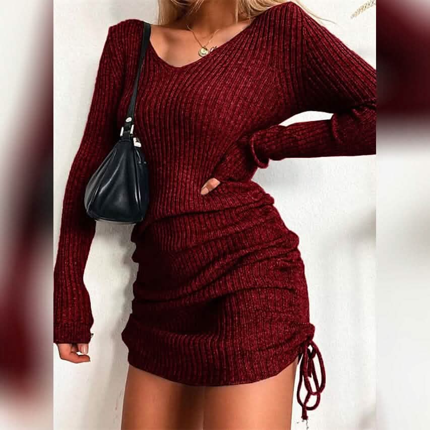 Women's Long Sleeve Sweater Dress DailySale