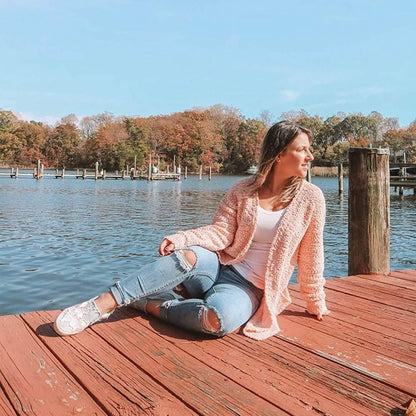 Women's Long-Sleeved Soft Chunky Knitted Sweater DailySale