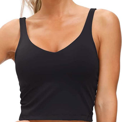 Women’s Longline Wirefree Padded Sports Bra DailySale