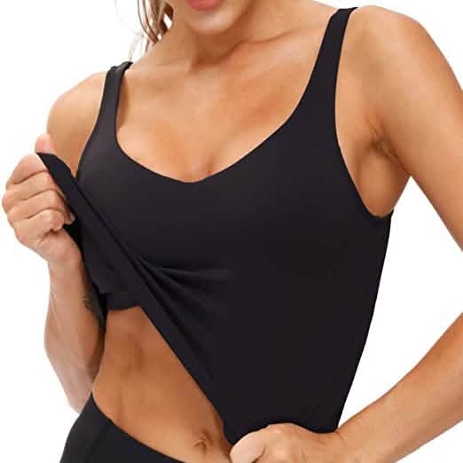 Women’s Longline Wirefree Padded Sports Bra DailySale