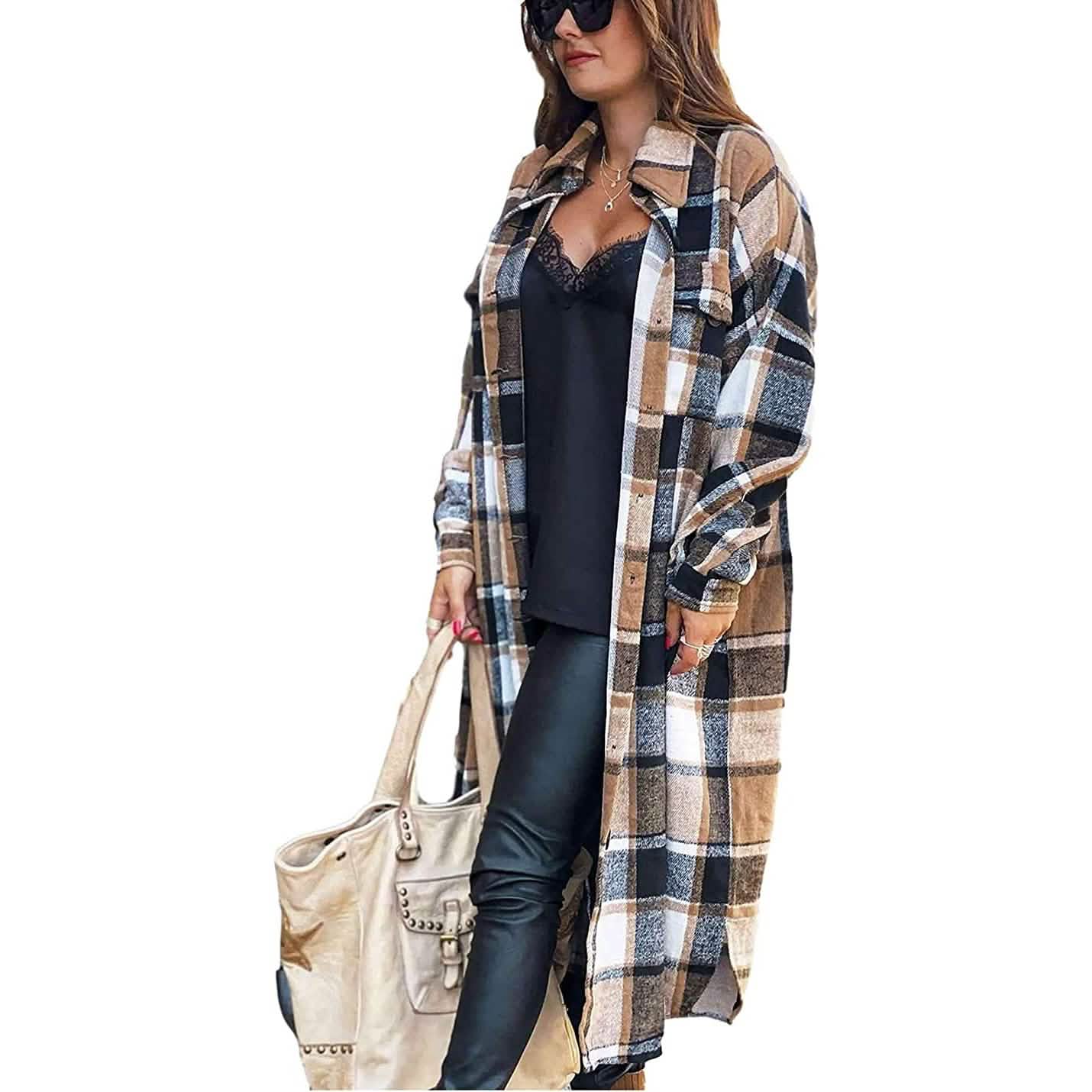 Womens Lounge Lapel Button Up Long Sleeve DailySale