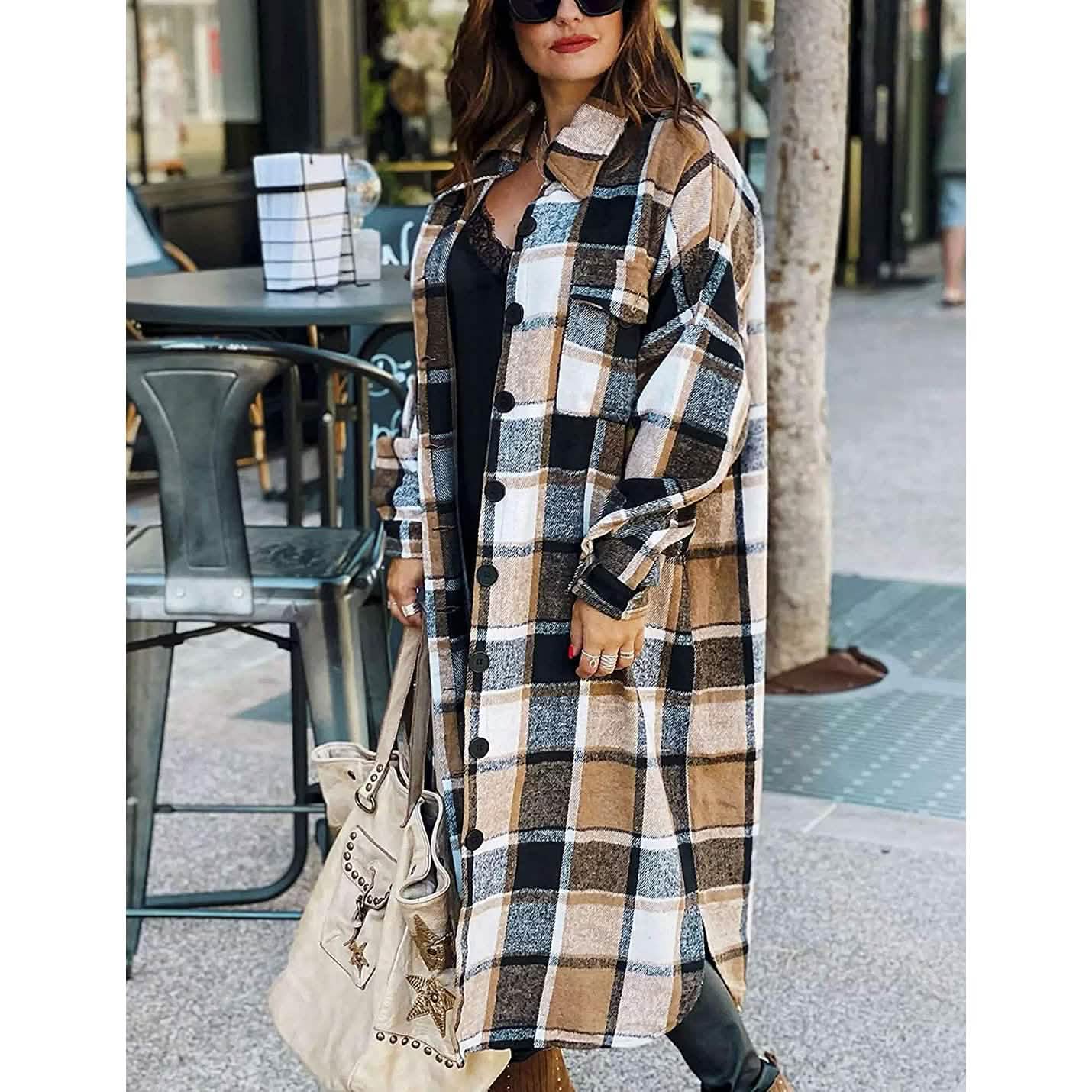 Womens Lounge Lapel Button Up Long Sleeve DailySale