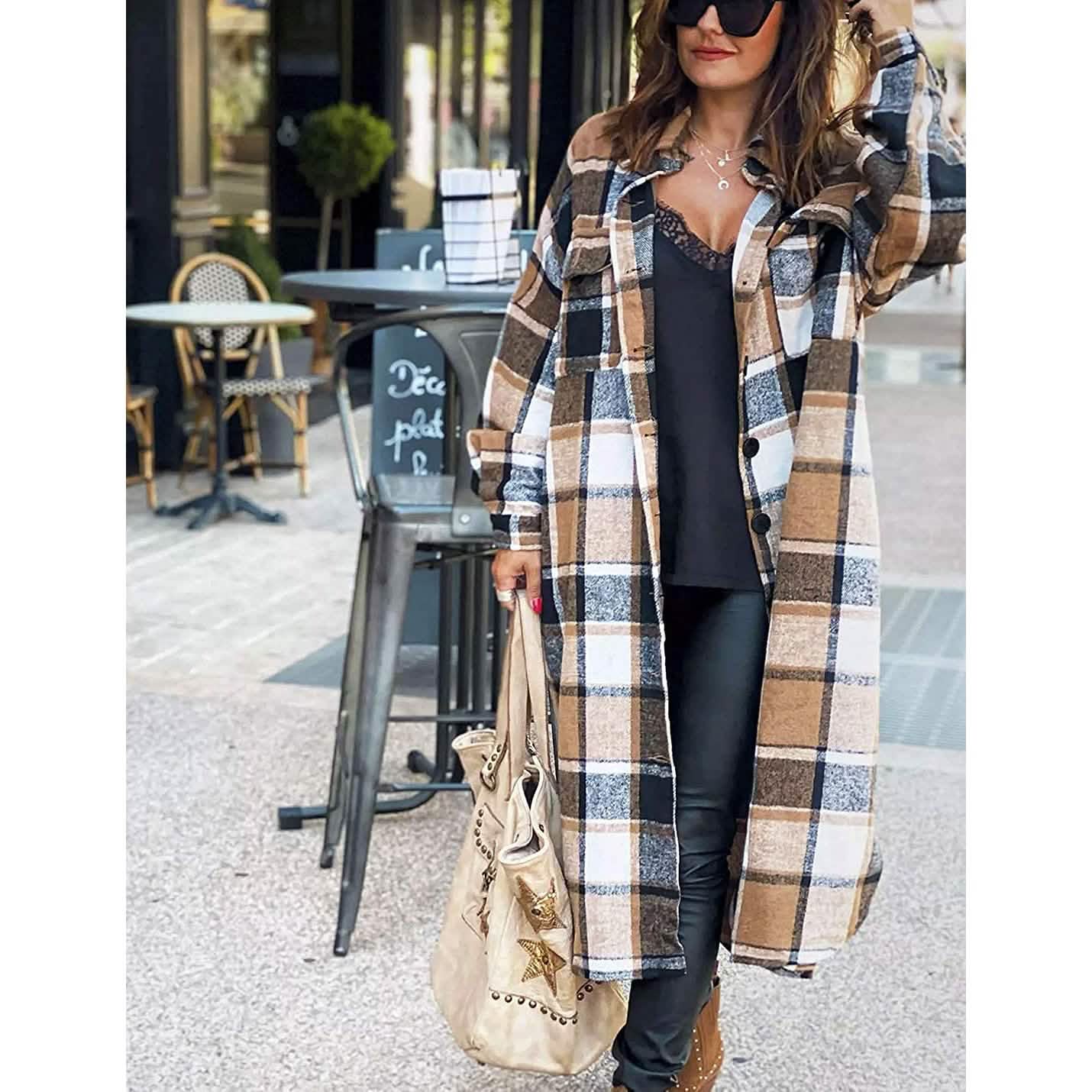 Womens Lounge Lapel Button Up Long Sleeve DailySale