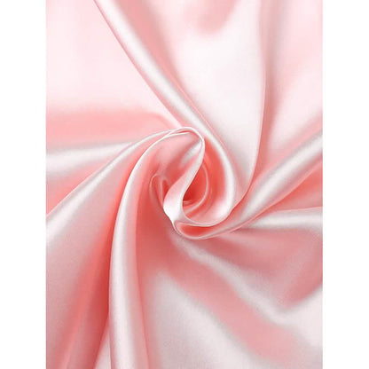 Women's Loungewear Pajamas Sets Pure Color Silk Simple Soft Shirt Pant DailySale