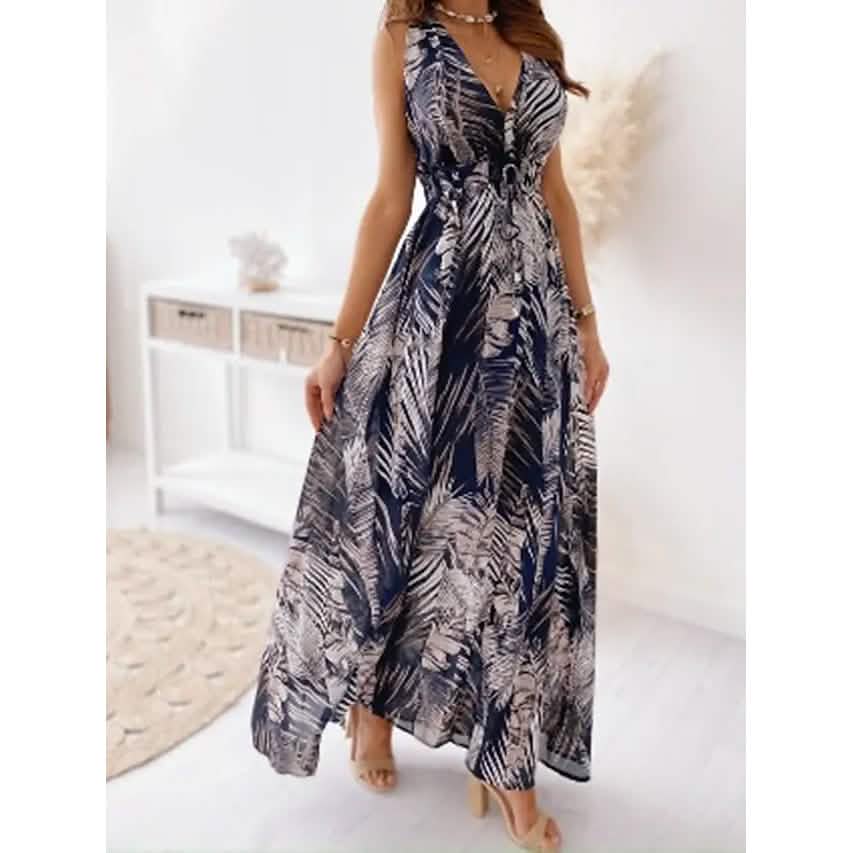 Women's Maxi Sleeveless Backless Dress DailySale