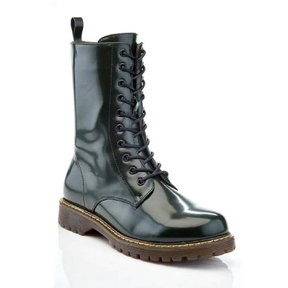 Women's Mid-Calf Classic Marten-Style Combat Boots - Assorted Styles DailySale