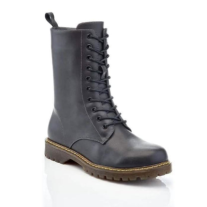 Women's Mid-Calf Classic Marten-Style Combat Boots - Assorted Styles DailySale