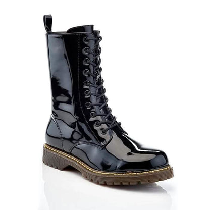 Women's Mid-Calf Classic Marten-Style Combat Boots - Assorted Styles DailySale