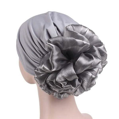 Women's Milk Silk Flower Turban DailySale