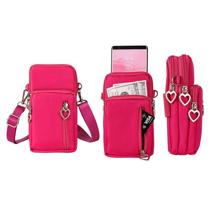 Women's Mini Cross-Body Shoulder Strap Cell Phone Wallet Pouch Bag Purse DailySale