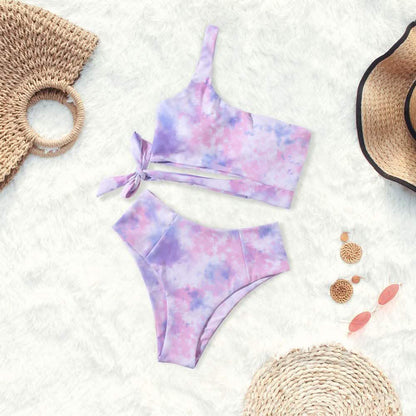 Women's One Shoulder High Waist Bikini DailySale